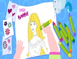 Barbie Pastel Boyama