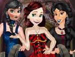 Elsa,Rapunzel ve Jasmine Gotik Partisi