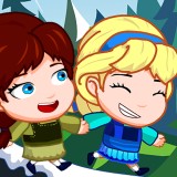 Elsa ve Anna Buzlar Ülkesinde