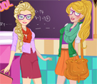 Elsa ve Aurora Okulda