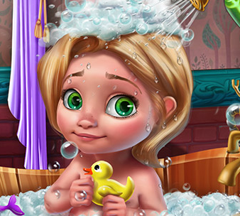 Goldie Bebeğin Duş Zamanı