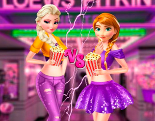 Elsa ve Anna Sinemaya Gidiyor