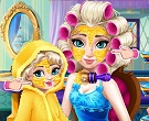 Elsa ve Çocuğu Makyajı