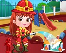 İtfaiyeci Hazel Bebek Giydir