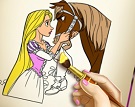 Rapunzel Boyama Kitabı